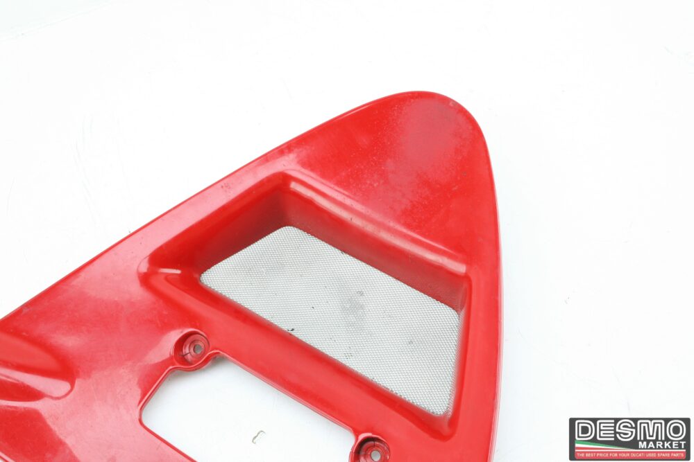 triangolo convogliatore radiatore olio rosso ducati 748 916 996