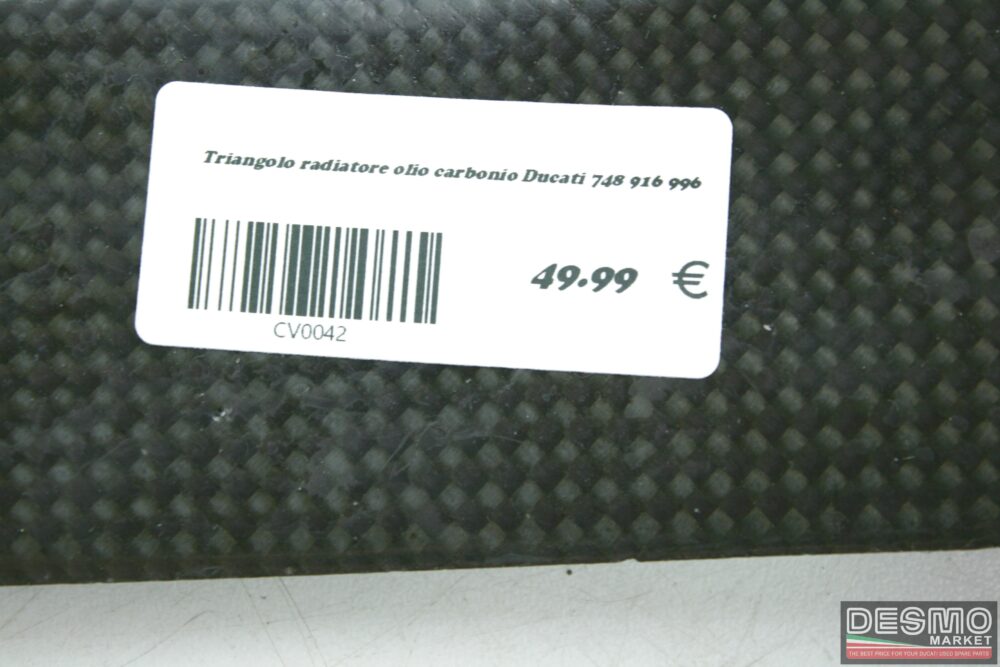 Triangolo radiatore olio carbonio Ducati 748 916 996