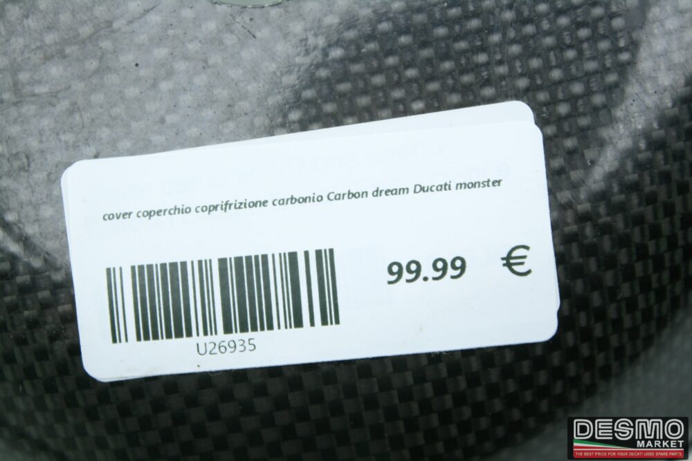 cover coperchio coprifrizione carbonio Carbon dream Ducati monster