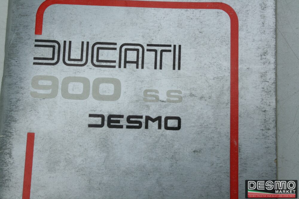 Manuale istruzione d’uso e manutenzione Ducati 900 ss Desmo anno 1980