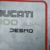 Manuale istruzione d’uso e manutenzione Ducati 900 ss Desmo anno 1980