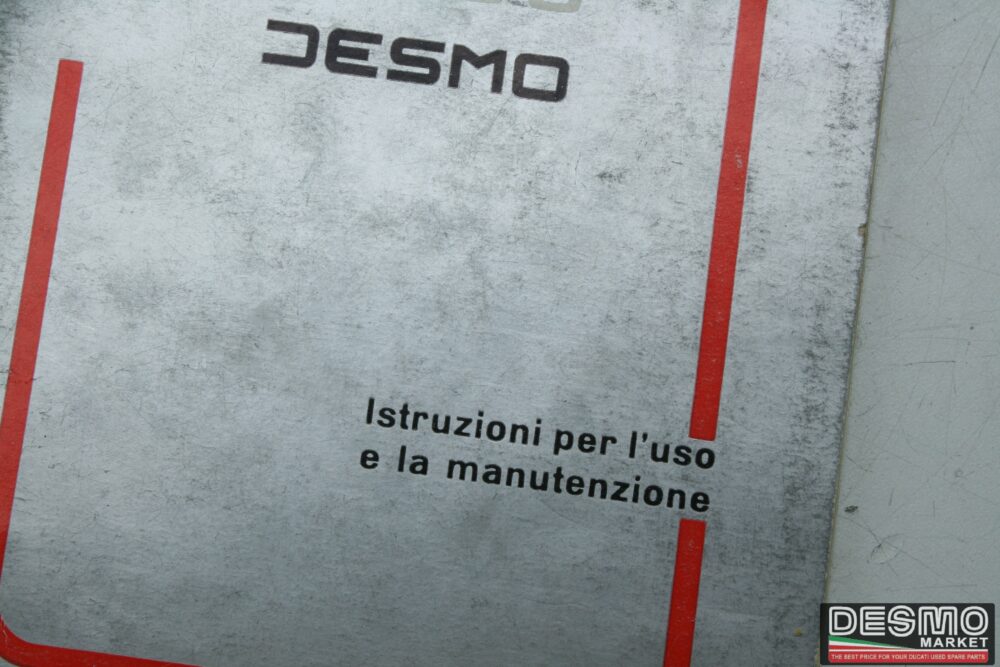 Manuale istruzione d’uso e manutenzione Ducati 900 ss Desmo anno 1980