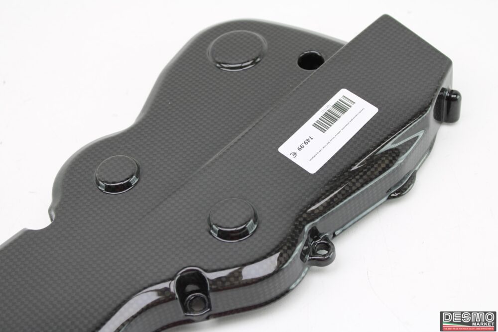 Cartella copricinghia orizzontale catbonio Ducati 848 1098 1198 Streetfighter