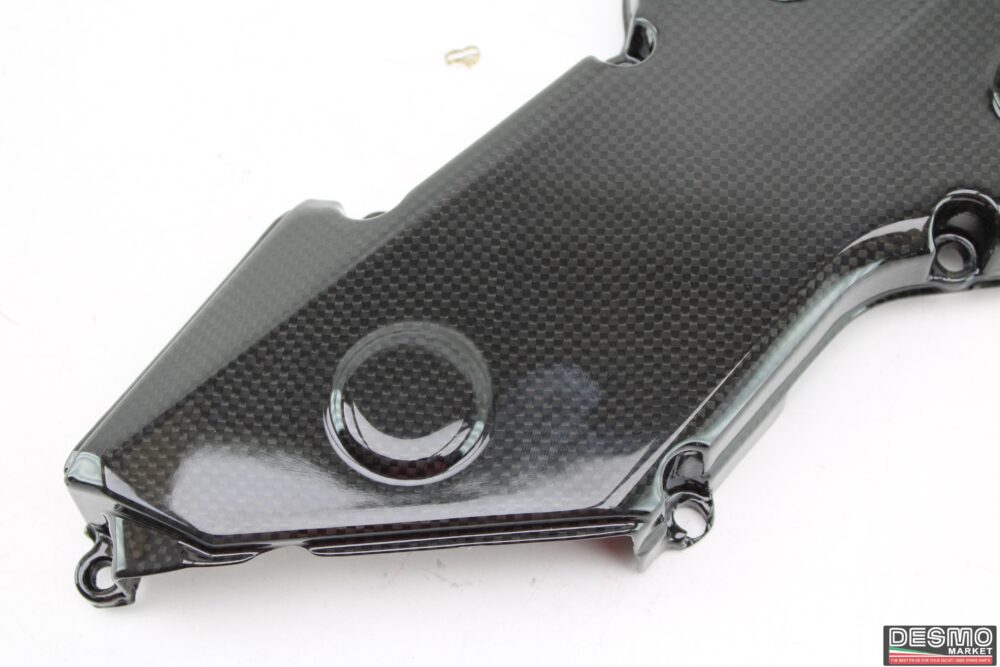 Cartella copricinghia orizzontale catbonio Ducati 848 1098 1198 Streetfighter
