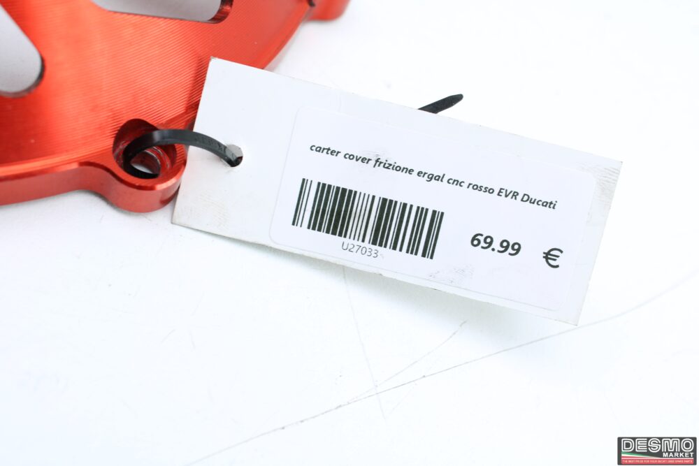 carter cover frizione ergal cnc rosso EVR Ducati