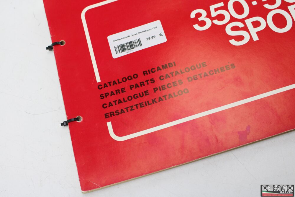 Ducati 350 500 sport 1977 spare parts catalogue - Image 4