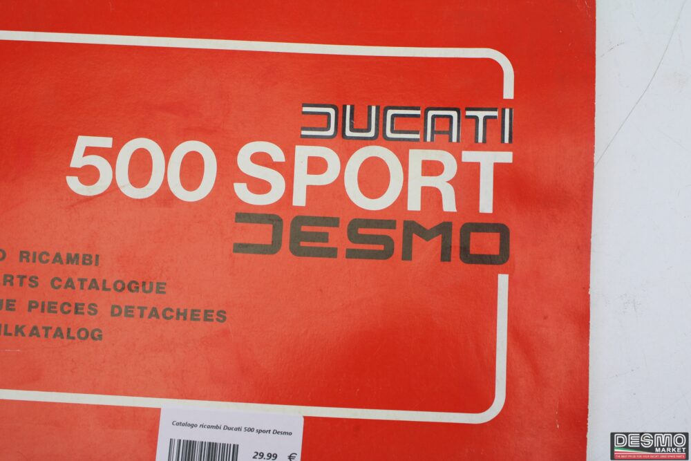 Ducati 500 sport Desmo spare parts catalogue - Image 3