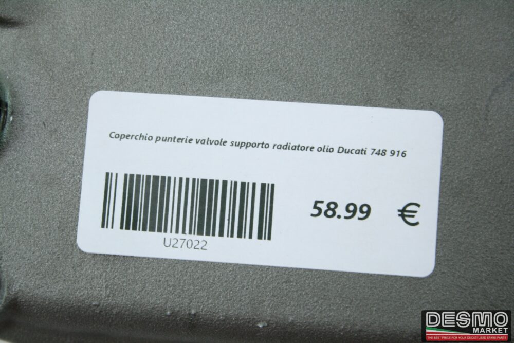 Coperchio punterie valvole supporto radiatore olio Ducati 748 916
