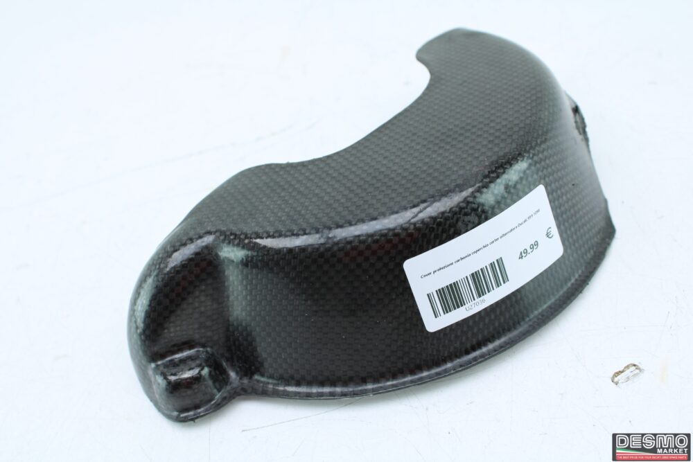 Cover protezione carbonio coperchio carter alternatore Ducati 999 1098