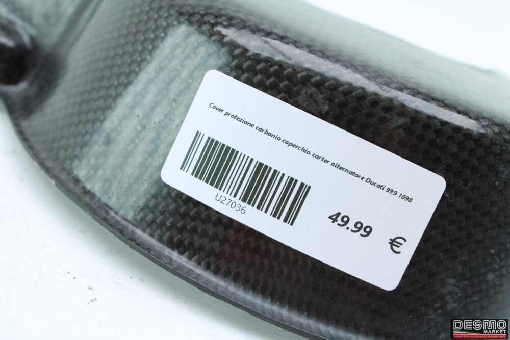 Cover protezione carbonio coperchio carter alternatore Ducati 999 1098
