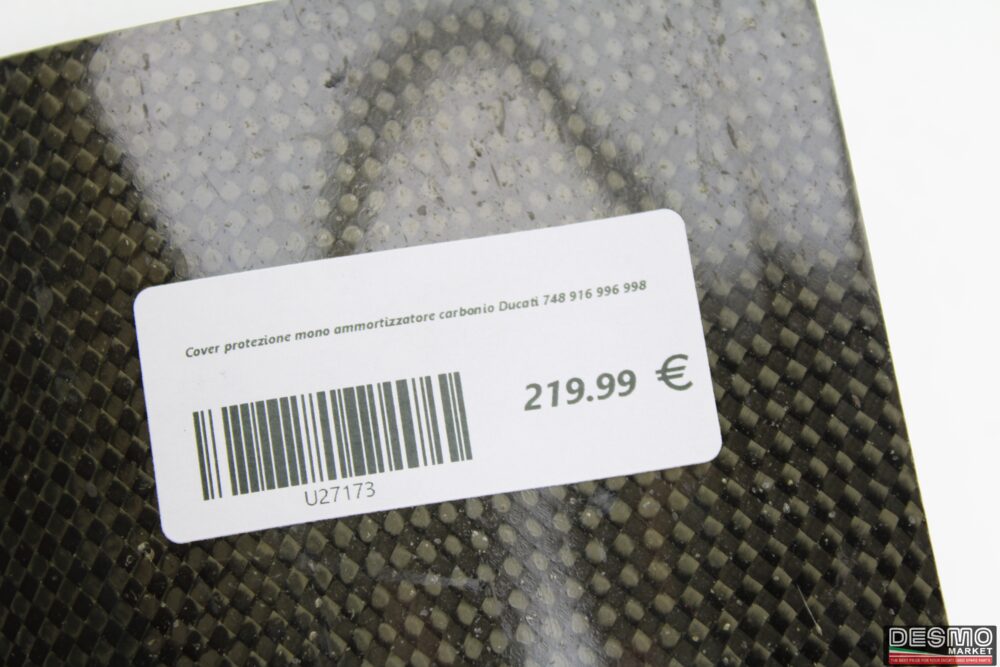Cover protezione mono ammortizzatore carbonio Ducati 748 916 996 998