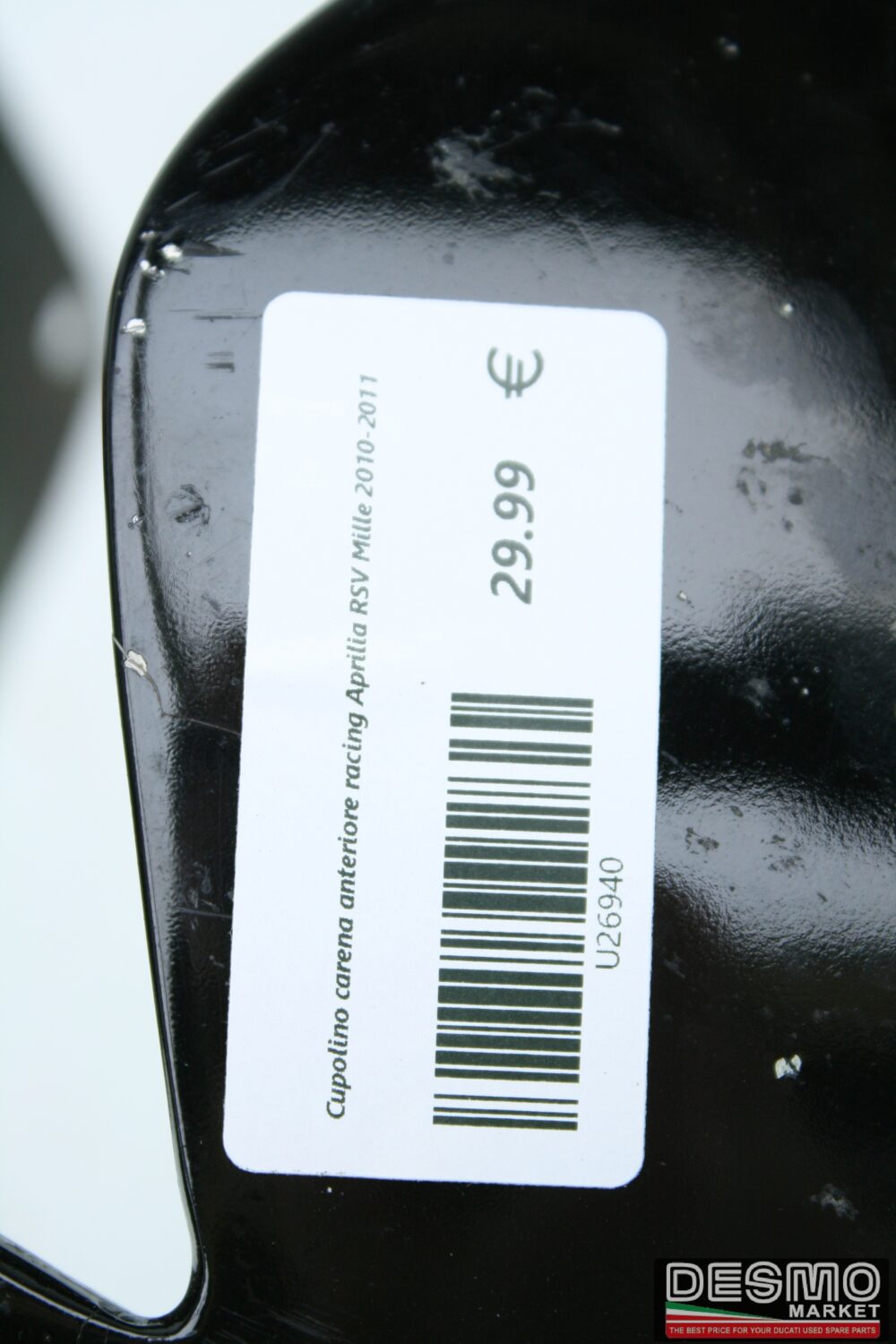 Cupolino carena anteriore racing Aprilia RSV Mille 2010-2011