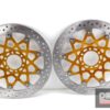 Brembo gold floating front brake discs 320mm Ducati 998 - Image 2
