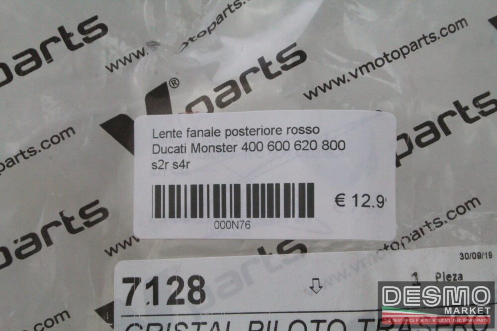 Lente fanale posteriore rosso Ducati Monster 400 600 620 800 s2r s4r