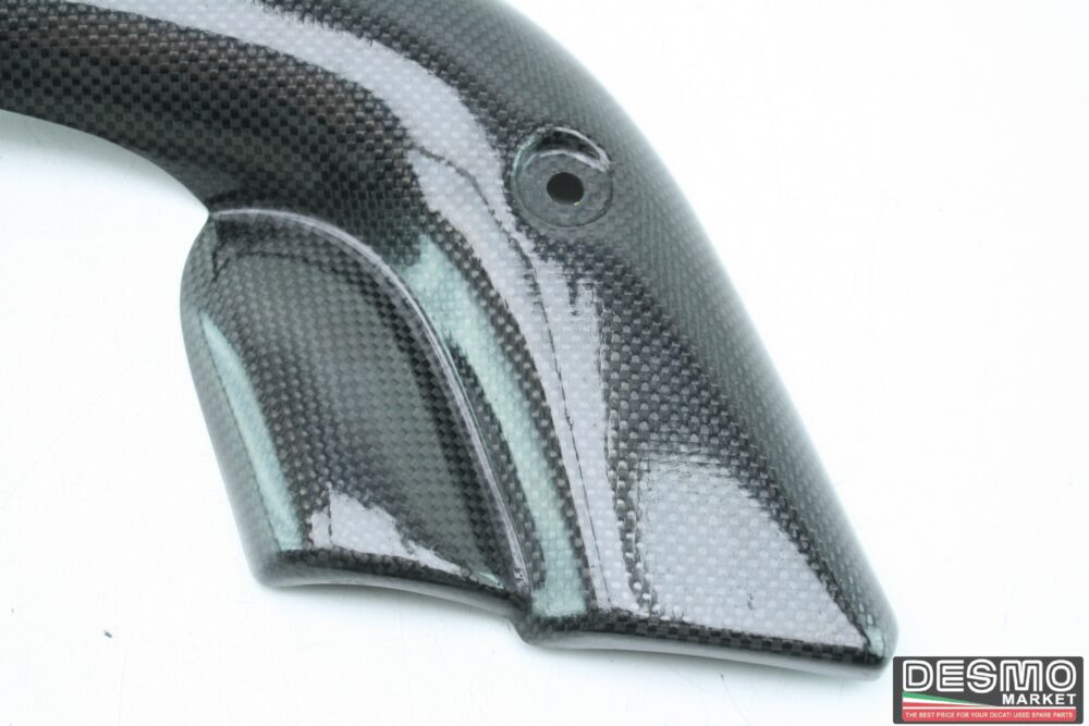 Paracalore carbonio scarico Ducati 998R
