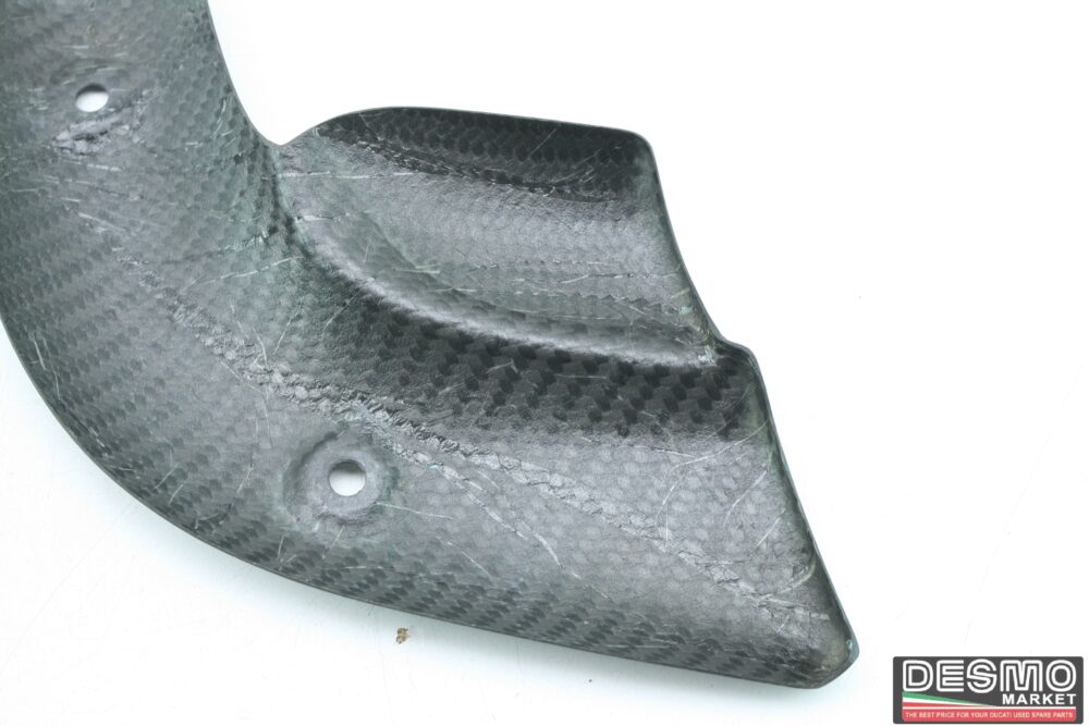 Paracalore carbonio scarico Ducati 998R