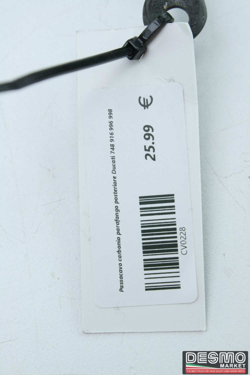 Passacavo carbonio parafango posteriore Ducati 748 916 996 998
