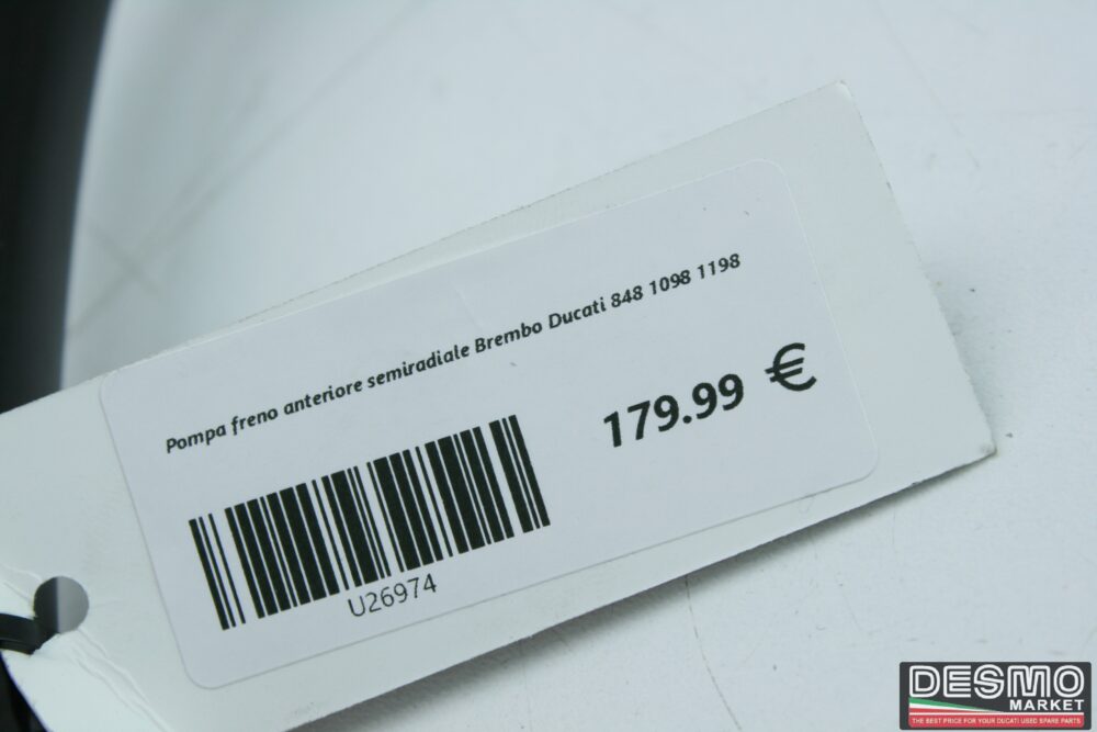 Pompa freno anteriore semiradiale Brembo Ducati 848 1098 1198