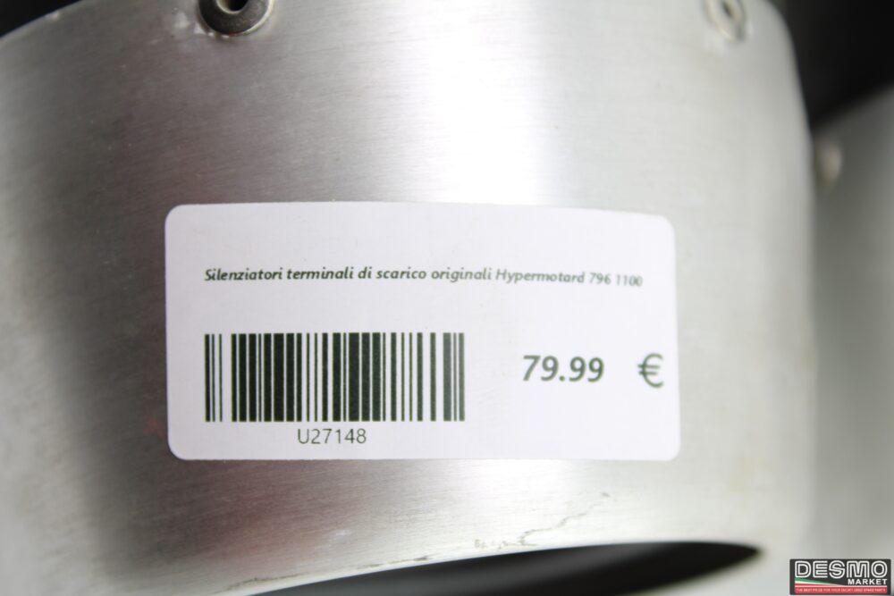 Silenziatori terminali di scarico originali Hypermotard 796 1100