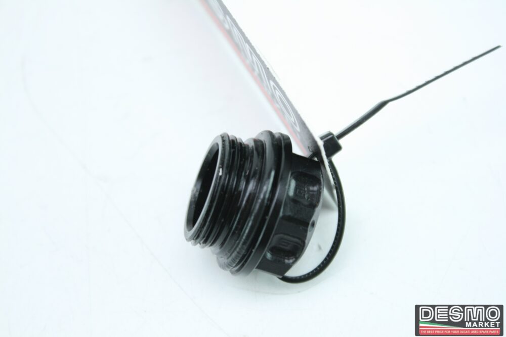 Tappo carico olio ergal nero evotech Ducati 748 S4R 848 999