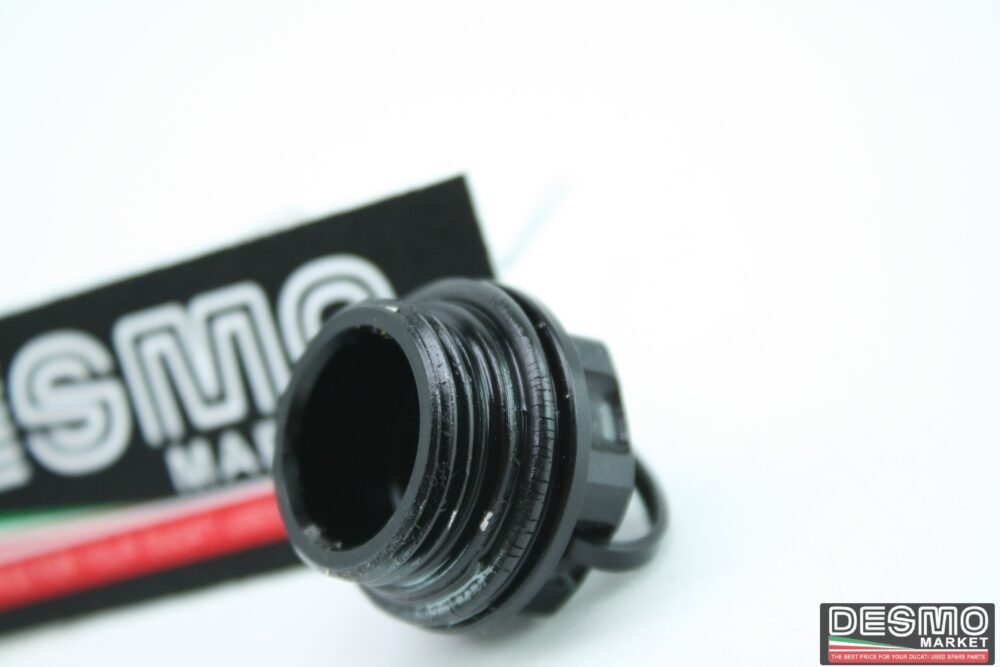Tappo carico olio ergal nero evotech Ducati 748 S4R 848 999