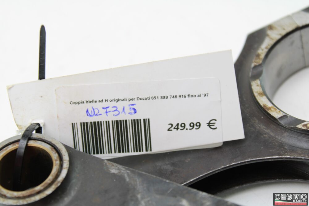 Coppia bielle ad H originali per Ducati 851 888 748 916 fino al ’97