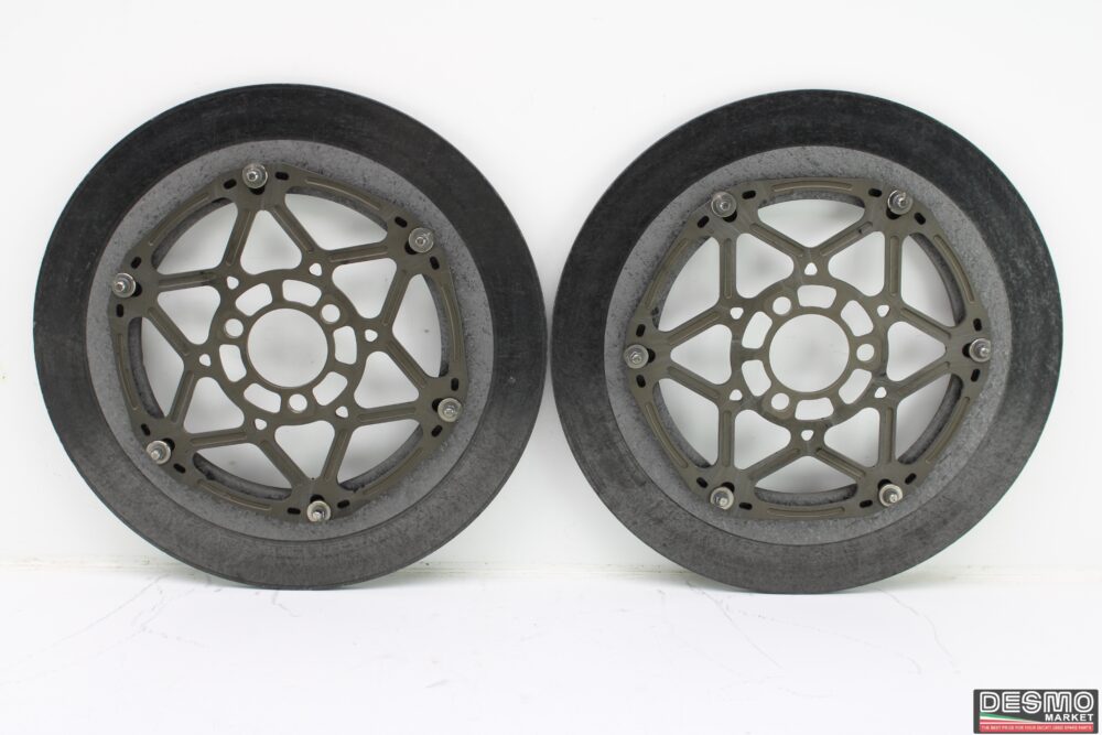 Coppia dischi freno Carbonio  Brembo ufficiali Ducati Moto GP