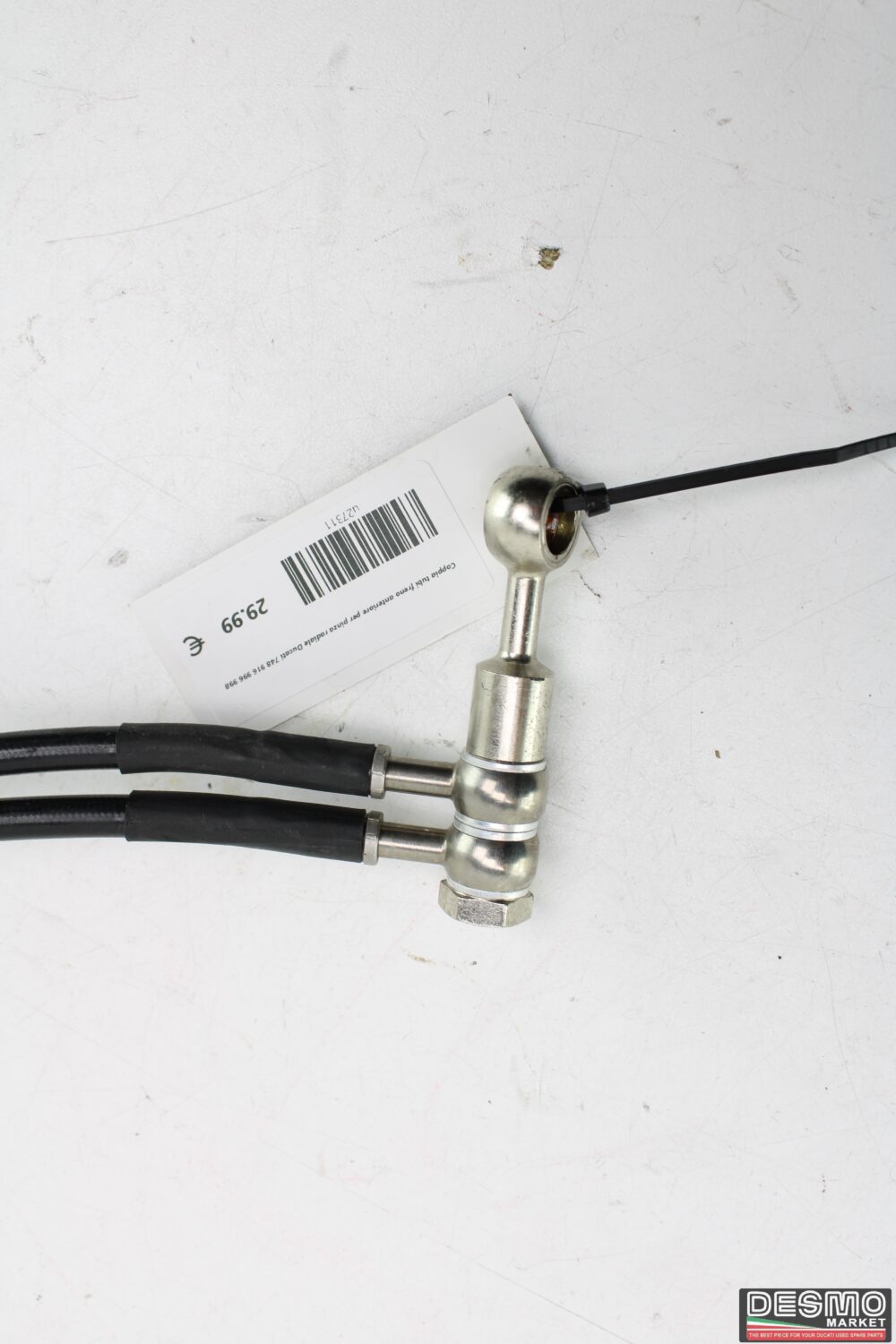 Coppia tubi freno anteriore per pinza radiale Ducati 748 916 996 998