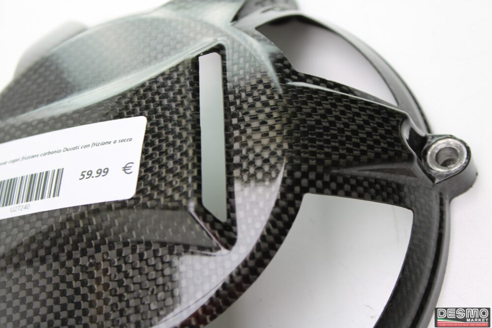 Ducati carbon clutch cover with dry clutch - Image 4