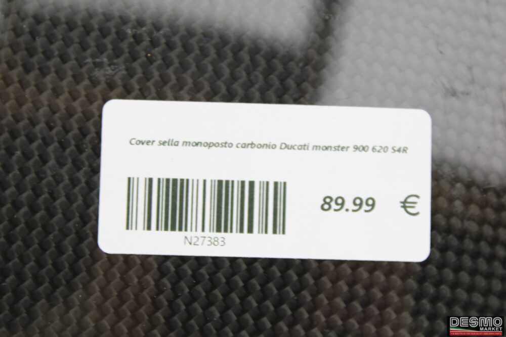 Cover sella monoposto carbonio Ducati monster 900 620 S4R
