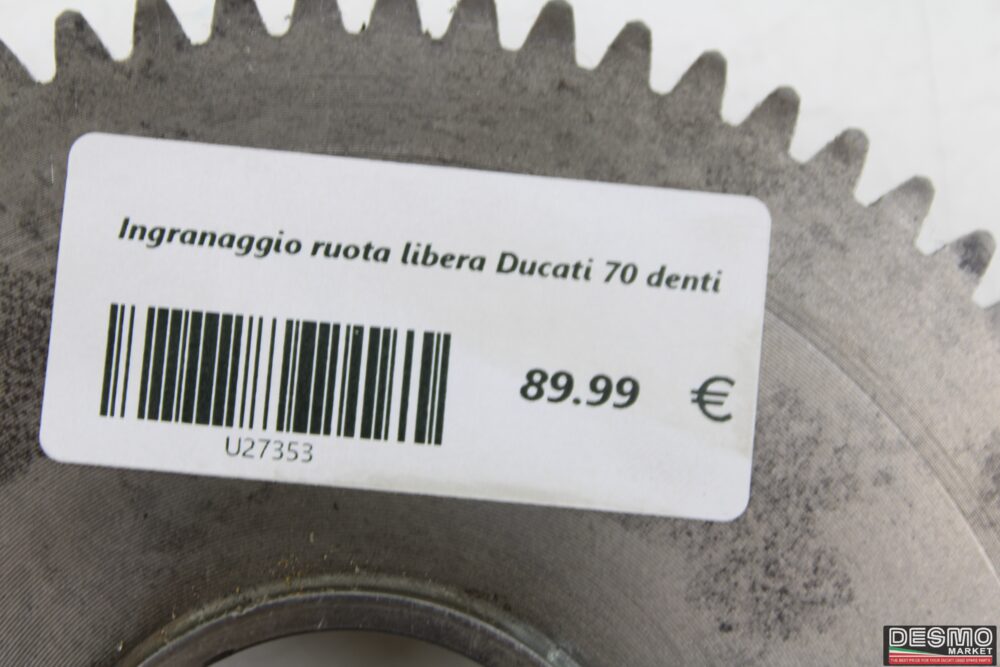 Ingranaggio ruota libera Ducati 70 denti