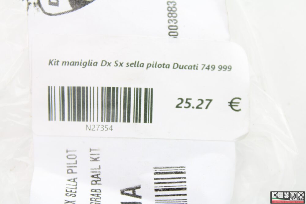 Kit maniglia Dx Sx sella pilota Ducati 749 999