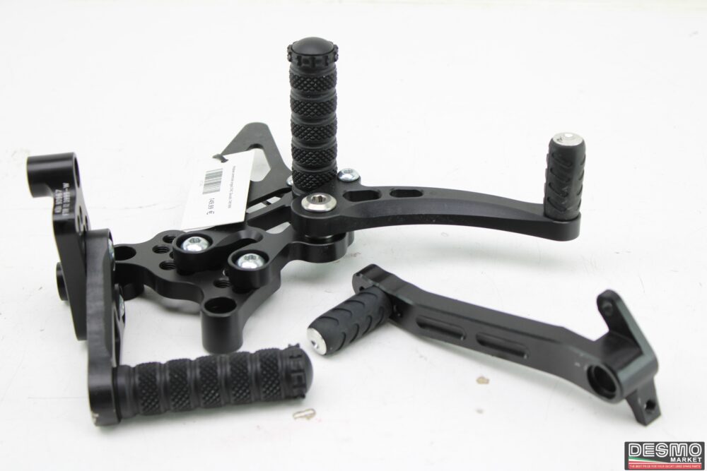 Pedane arretrate ergal CNC Ducati 749 999