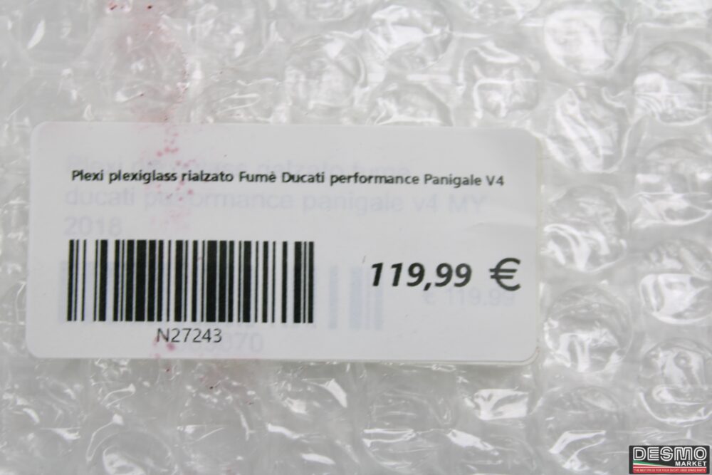 Plexi plexiglass rialzato Fumè Ducati performance Panigale V4