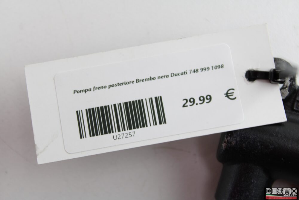 Pompa freno posteriore Brembo nera Ducati 748 999 1098