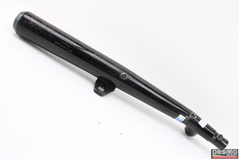 Silenziatore terminale scarico destro nero Silentium Cagiva Alazzurra