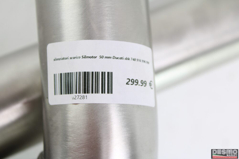 silenziatori scarico Silmotor  50 mm Ducati sbk 748 916 996 998
