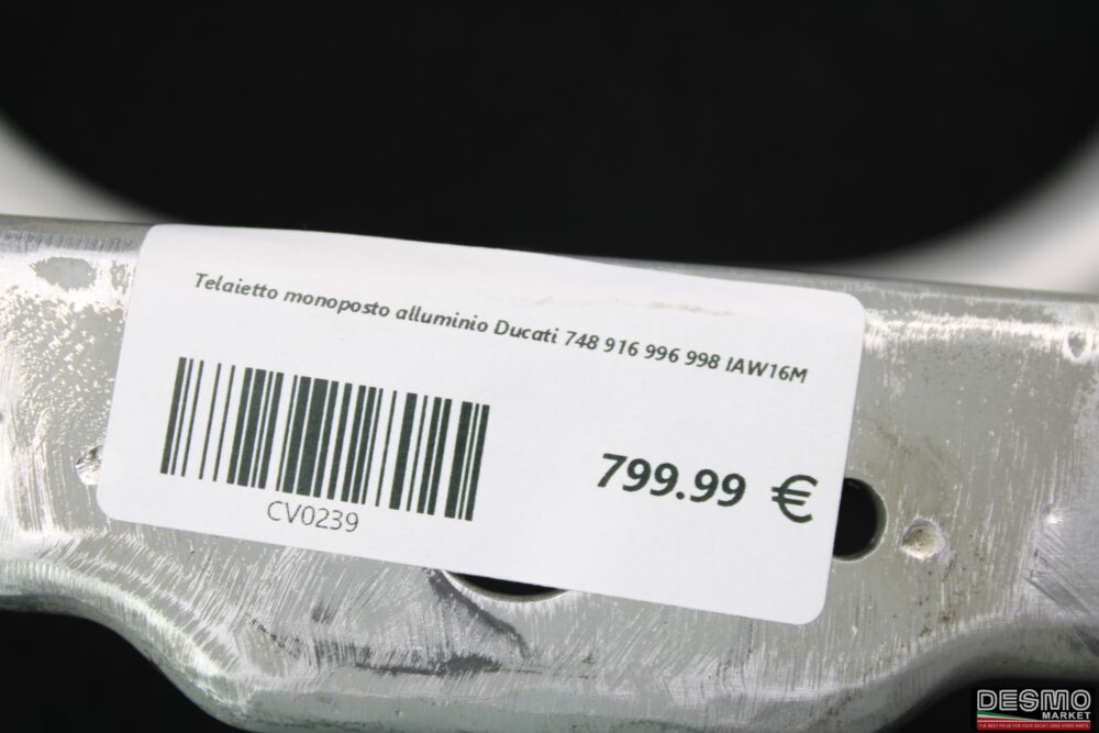 Telaietto monoposto alluminio Ducati 748 916 996 998 IAW16M