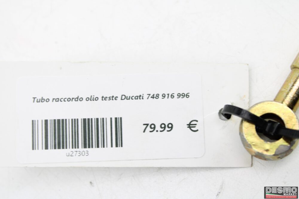 Tubo raccordo olio teste Ducati 748 916 996