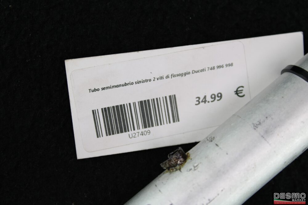 Tubo semimanubrio sinistro 2 viti di fissaggio Ducati 748 996 998