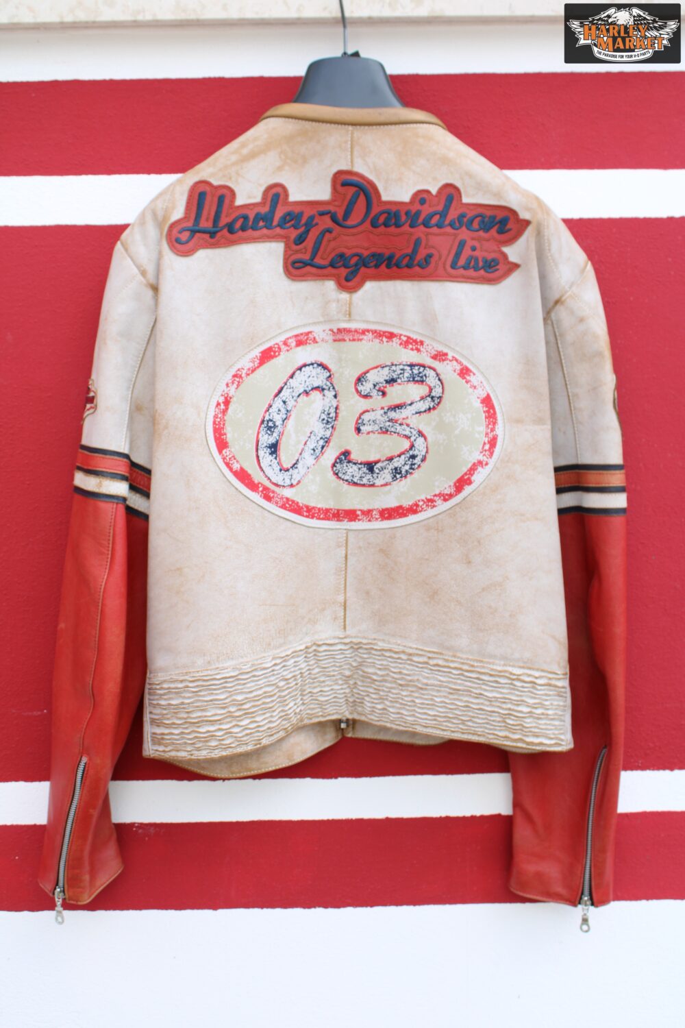 Giacca in pelle originale Harley Davidson centenario 2003