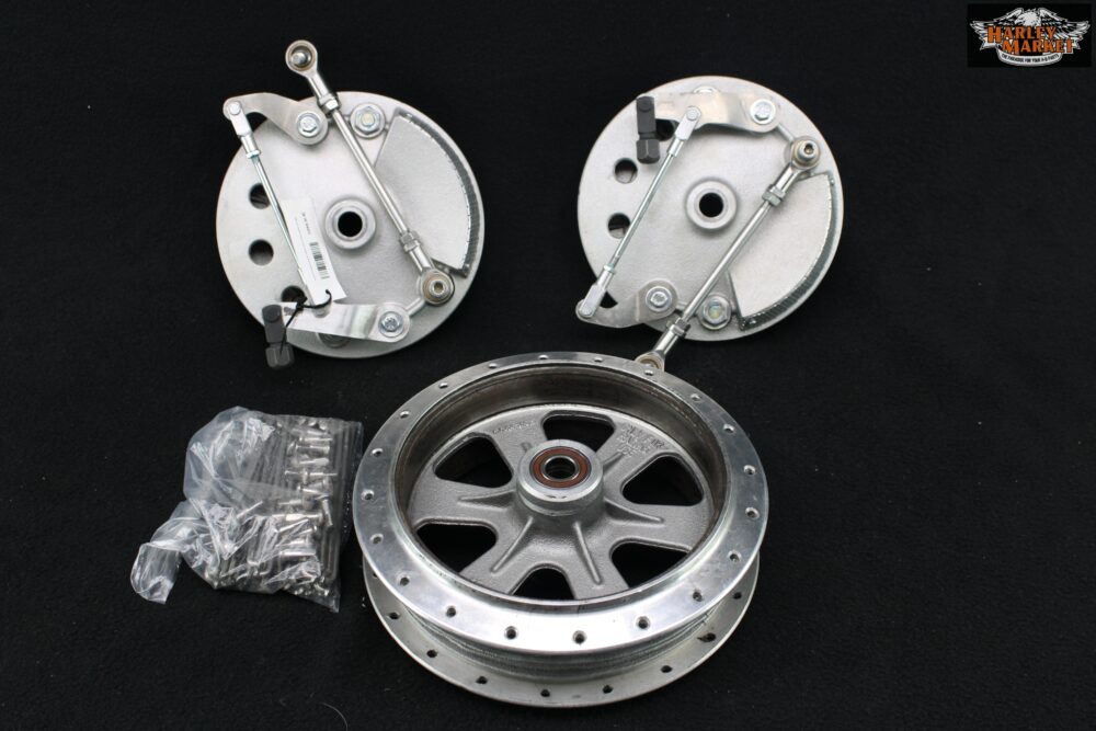 Kit freni a tamburo anteriori 180mm ceriani racing 4 ganasce 40 raggi