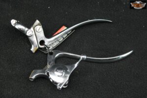 Kit leva frizione + leva freno con manettino aria 1″