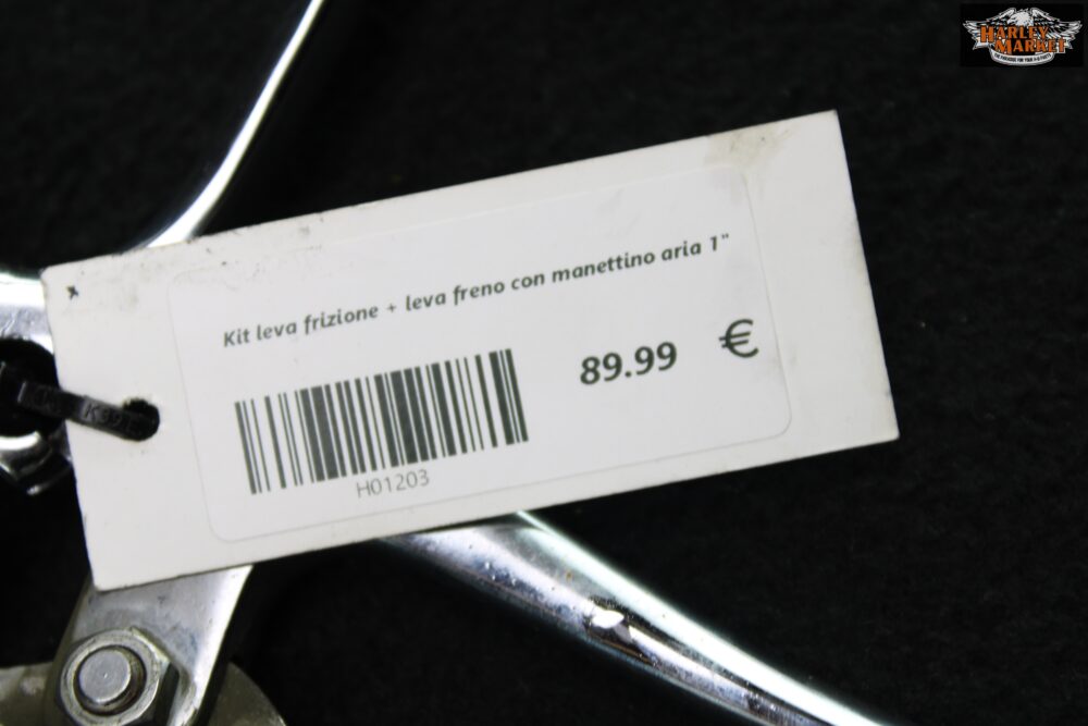 Kit leva frizione + leva freno con manettino aria 1″