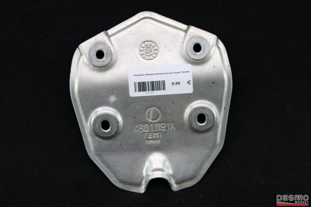 Paracalore alluminio fanale posteriore Ducati 749 999