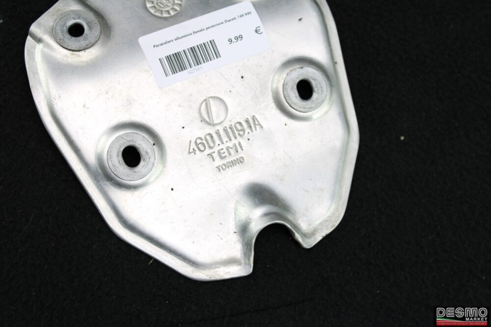 Paracalore alluminio fanale posteriore Ducati 749 999