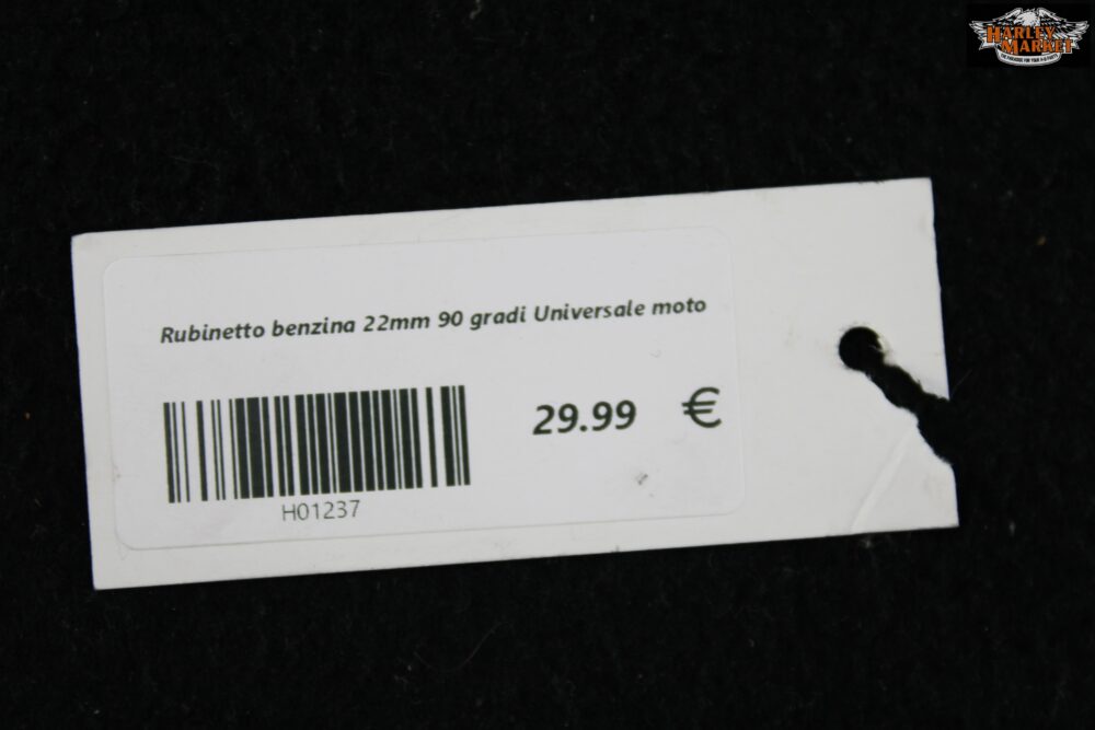 Rubinetto benzina 22mm 90 gradi Universale moto