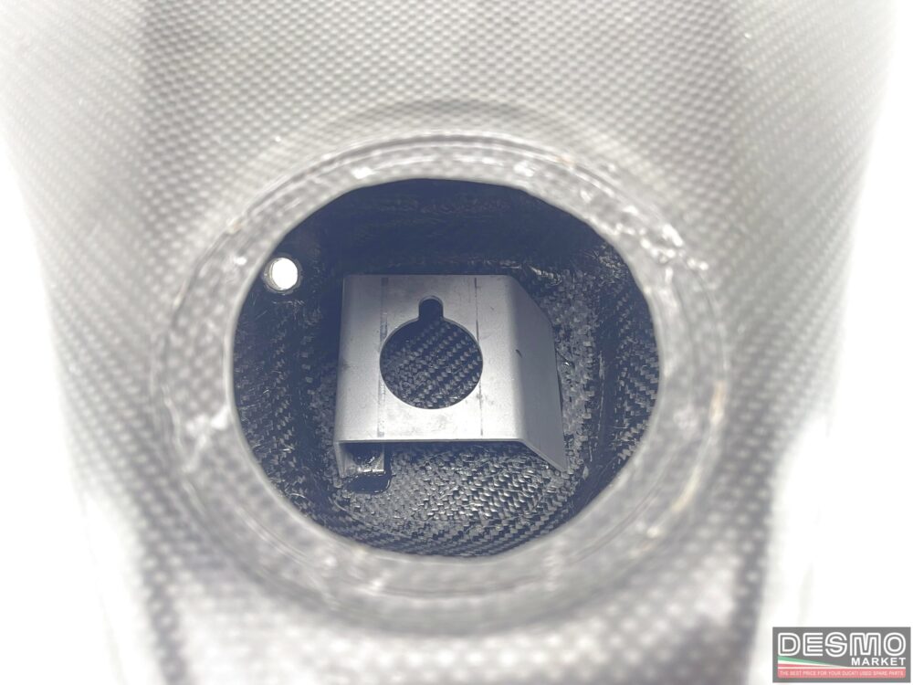 Serbatoio carbonio Ducati Supermono trama originale plain