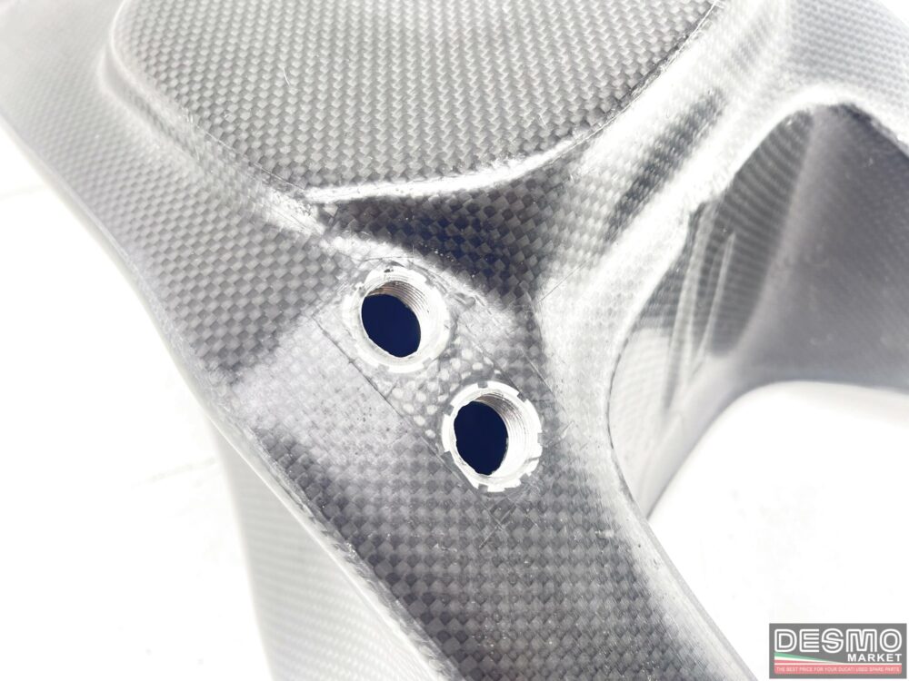 Serbatoio carbonio Ducati Supermono trama originale plain