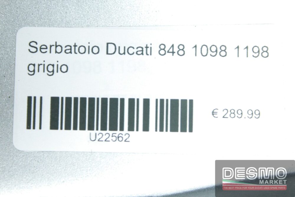 Ducati 848 1098 1198 Fuel Tank grey - Image 12